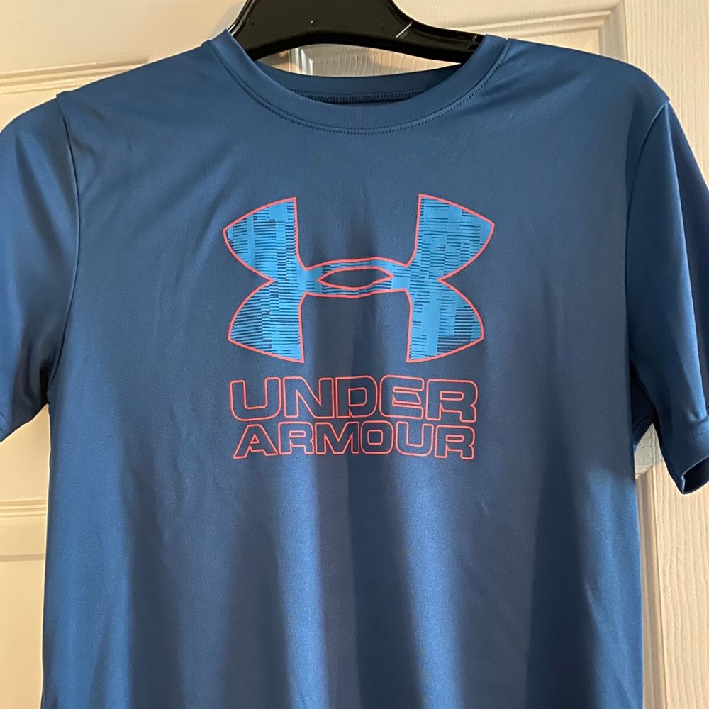 Under Armour Boys X-Large Shirt, Blue